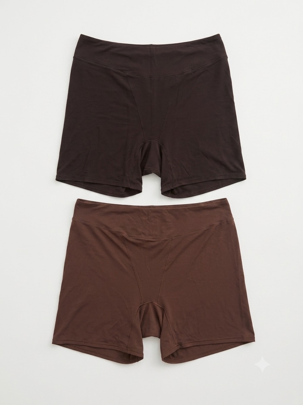 Lululemon UnderEase Super‑High‑Rise Shortie Underwear Set – Brown, Size Medium